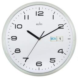 Acctim Supervisor Wall Clock Chrome