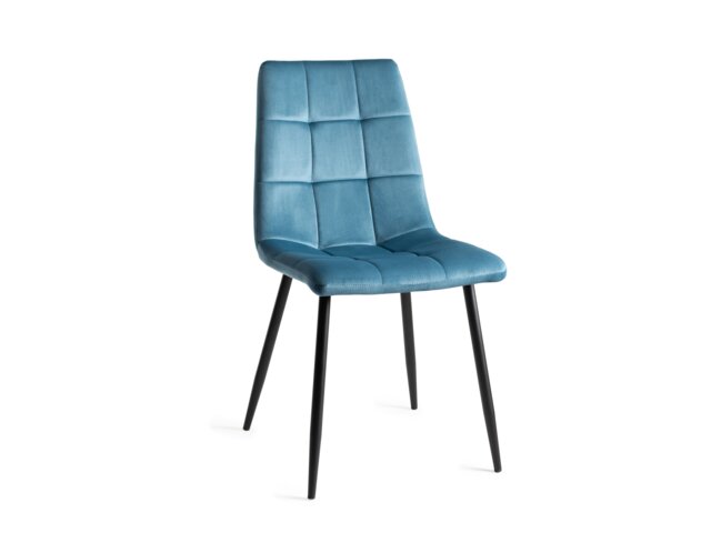 Bentley Designs - Mondrian - Dining Chair in Blue Velvet (Pair)