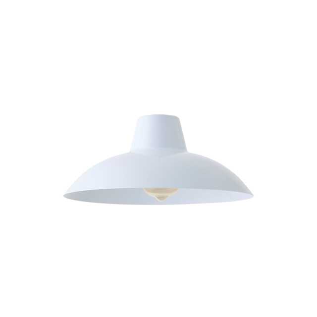 ValueLights Civic White Easy Fit Ceiling Pendant Shade White
