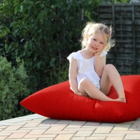 rucomfy Indoor Or Outdoor Water Resistant Floor Cushion Lounge Pillow