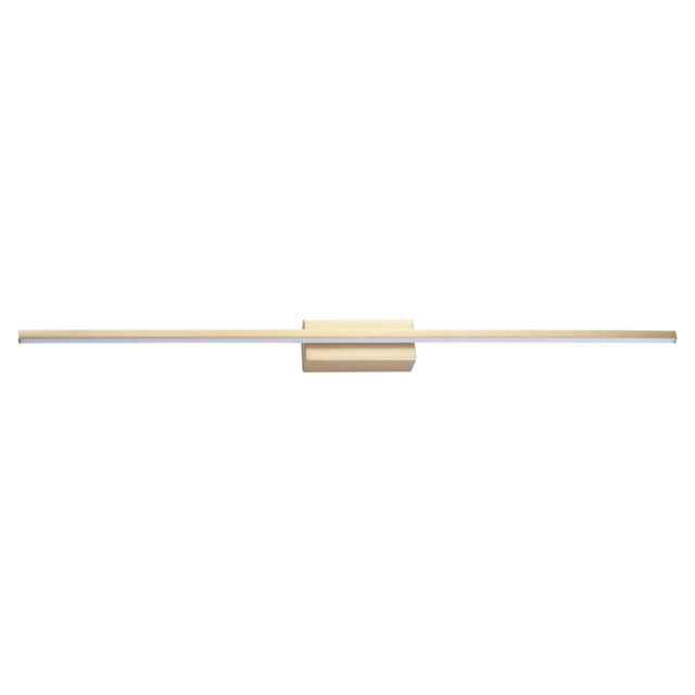 Modern Designer Brushed Gold Metal LED Picture Wall Light Fitting