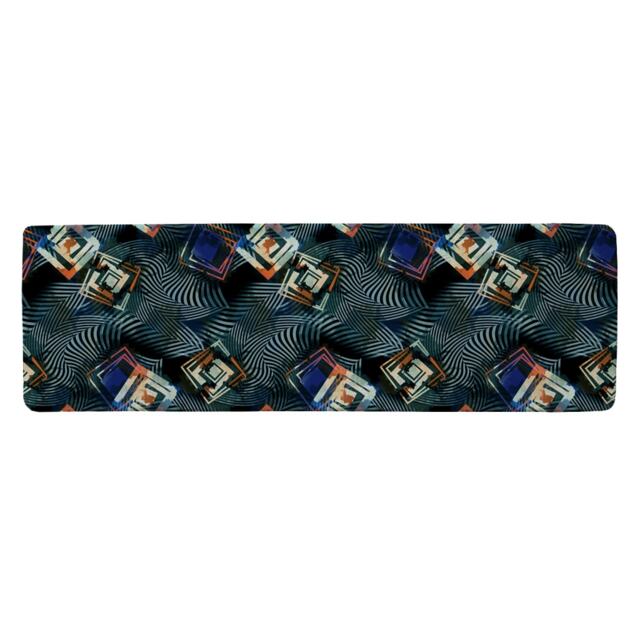 Geometric Shapes & Patterns Runner Rug Multi