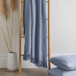 Drift Hayden Throw Blue