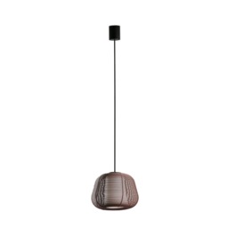 Narita Outdoor Pendant Ceiling Light Rust Brown E27 IP65