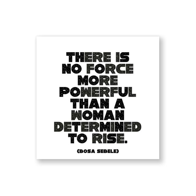 Quotable Inspirational Quote Fridge Magnet No Force More Powerful 9cm
