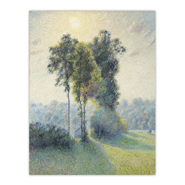 Sunset Landscape at Saint Charles Pissarro Huge Wall Art Poster Print