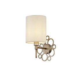 Anna Wall Candle Lamp Gold Antique, 1 Light, E14