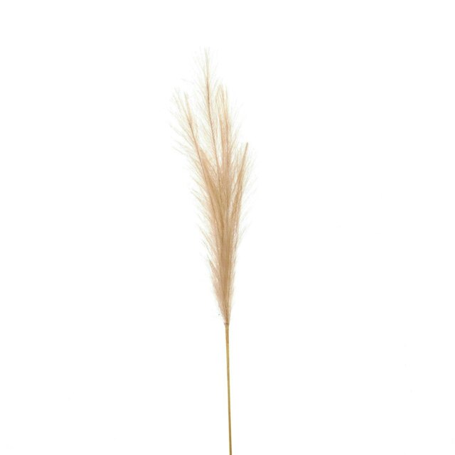Hill Interiors Pampas Grass Artificial Flower - White - 120cm x 30cm x 30cm