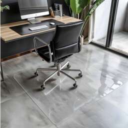 PVC Clear Chair Mat for Hard Floors - 100x120cm