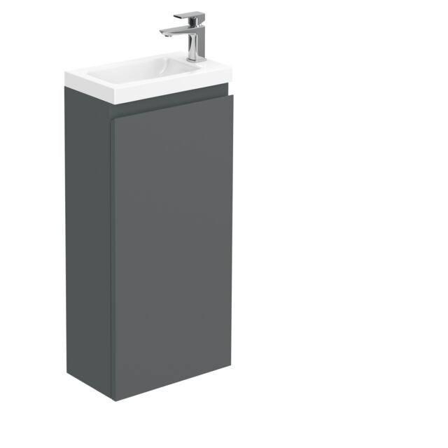 Balterley 400mm Matt Grey Vanity Unit with Basin