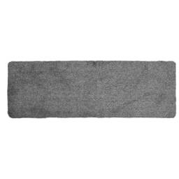 JVL Kensington Machine Washable Cotton Runner Barrier Doormat, 50x150cm, Grey