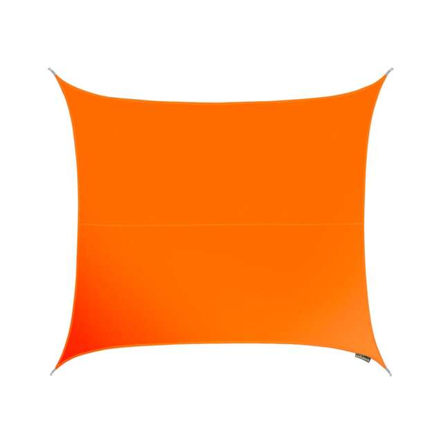 3.6m Square Water Resistant Orange Sun Shade Sail