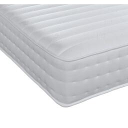 1000 Pocket Sprung Memory Foam Mattress - Micro Quilted Design White Single