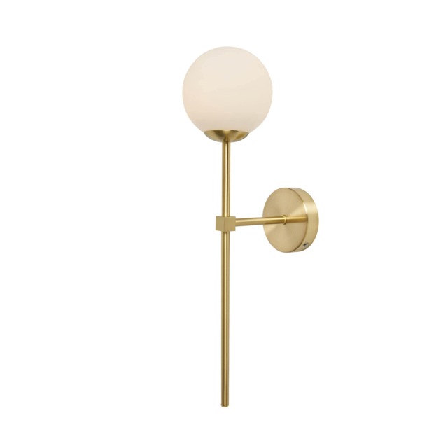 BHS Suzie Rechargeable Wall Light Yellow Brass 1