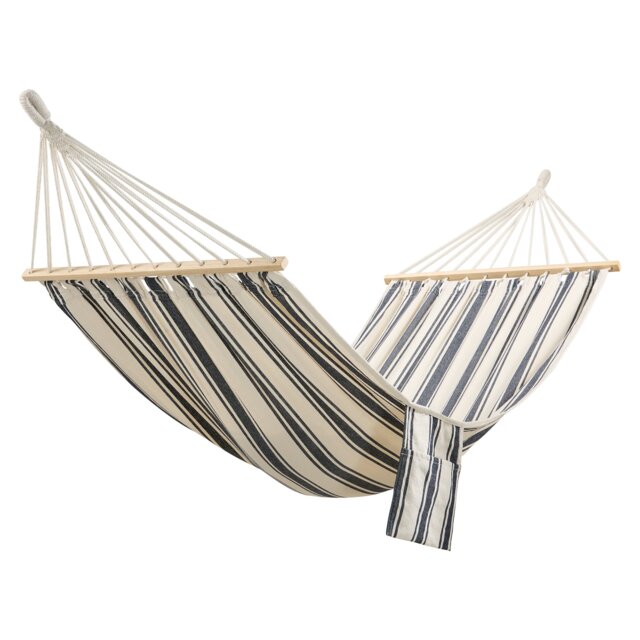 VonHaus 1 Seater Garden Hammock with Rope Attachments and Travel Bag