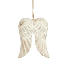 Sass & Belle Christmas Bauble Wooden Angel Wings