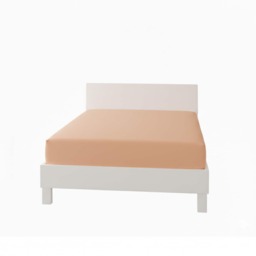 Polycotton Fitted Sheet Extra Deep 40cm Skirt Easy Care Orange Peach King