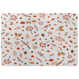 Acorns & Leaves (Rug) Orange XL