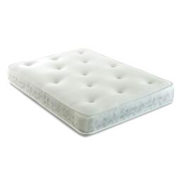 Galaxy Hand-Tufted Hybrid Mattress - 20cm Deep, Quilted Soft Sleep Surface White Small Single