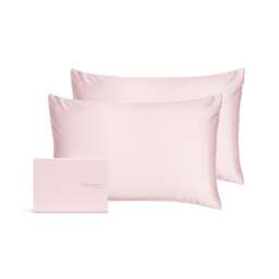 Silk Addict 100% Mulberry Silk Pillowcase Twinpack – Pale Pink Pink 2
