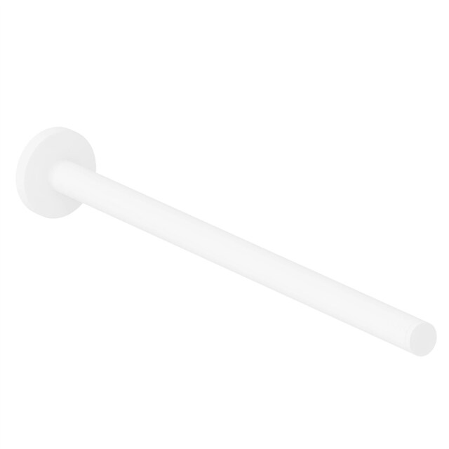 Cosmic Wall Mounted Towel Circular Rail Made of Metal White for Bathroom 40 cm