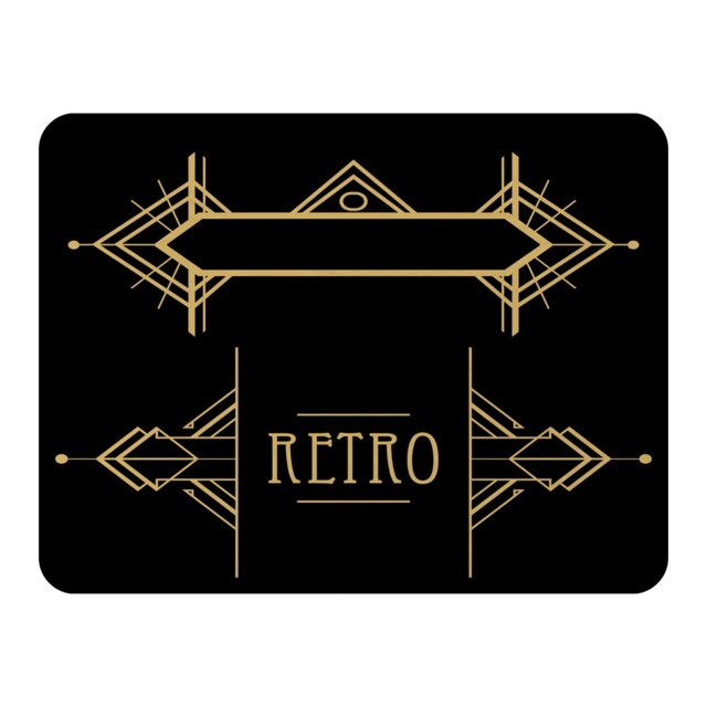Art Deco Retro Blanket Multi