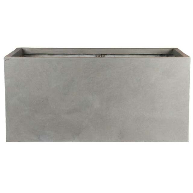 Window Box Light Concrete Grey Outdoor Garden Planter H20.5 L50 W20 cm, 21 ltrs Cap.