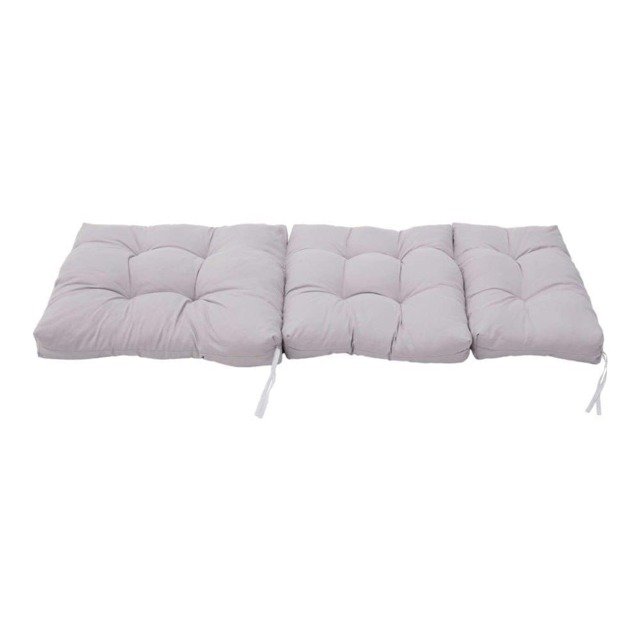 Living and Home Adirondack Patio Chair Cushion, 130x55cm, Grey