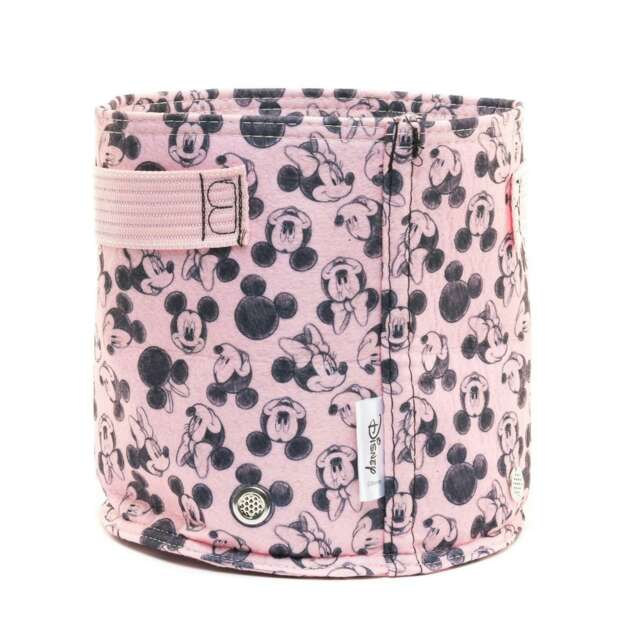 Disney Fabric Eco Pots 9L Mickey Mouse & Minnie Mouse Pink