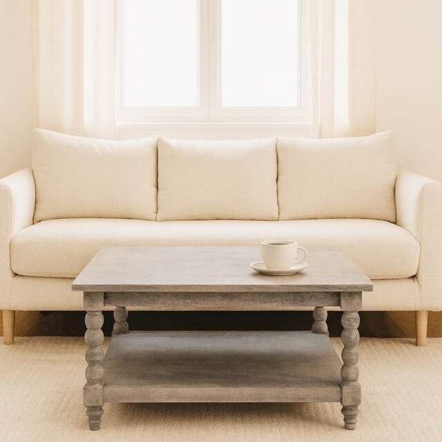Artisan Furniture Solid Wood Barclay Acid Wash Coffee Table