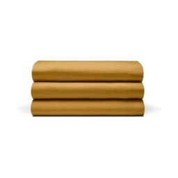 Belledorm Egyptian Cotton Flat Sheet - Ochre - King/Super King
