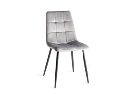 Bentley Designs - Mondrian - Dining Chair in Grey Velvet (Pair)
