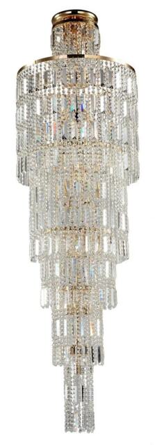 Niagara Grand Chandelier Gold & Crystal, 16 Light, E14