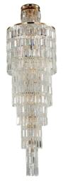 Niagara Grand Chandelier Gold & Crystal, 16 Light, E14