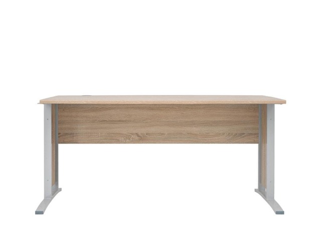 Large Desk 150cm Computer Home Office Sonoma Oak Effect Metal Leg Frame BRW