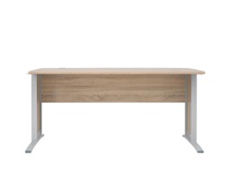 Large Desk 150cm Computer Home Office Sonoma Oak Effect Metal Leg Frame BRW