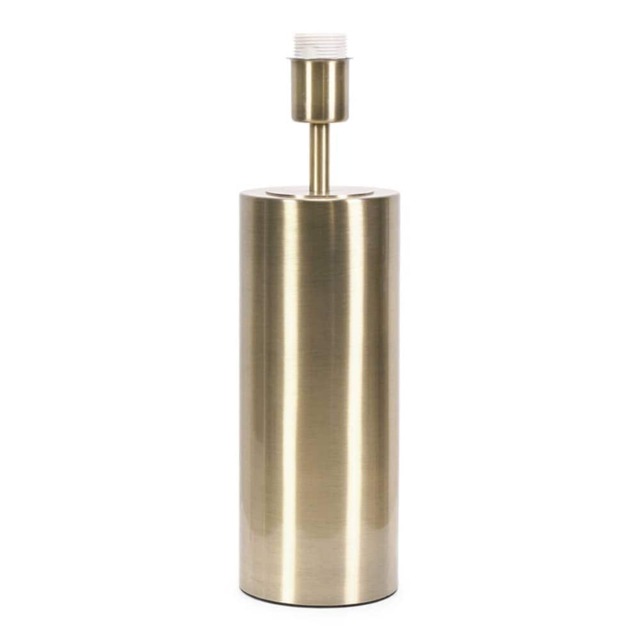 ValueLights Lexy Antique Brass Dimmable Table Lamp Base Only Gold