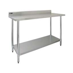 Commercial Stainless Steel Catering Table - 4FT Wide Silver