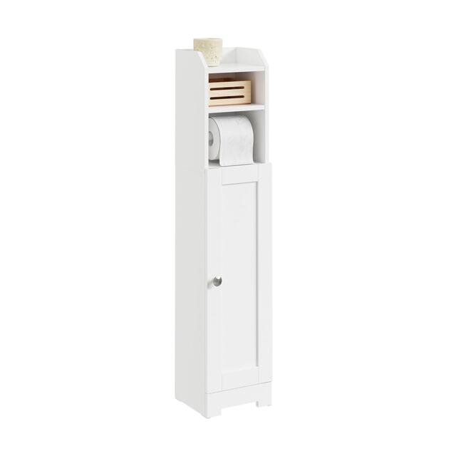 SoBuy FRG177-II-W Bathroom Storage Cabinet with 3 Adjustabel Shelves