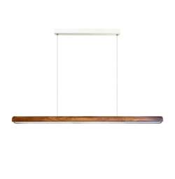 Nordlux Akeno Indoor Pendant Light Brown Wood Intergrated LED 30,000hrs - Mains Powered, IP20