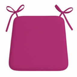 Foam Seat Pad with Ties Comfortable Chair Cushion for Dining, Kitchen Garden Seating Purple