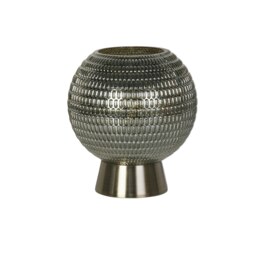 Battery Powered Glass Lamp Amber Green