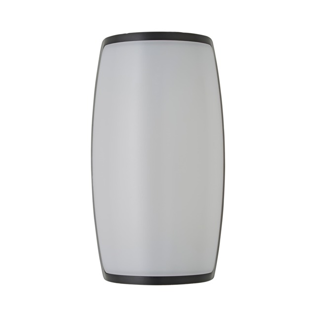 ValueLights Jonny Matte Black IP54 Integrated LED Outdoor Wall Light Black