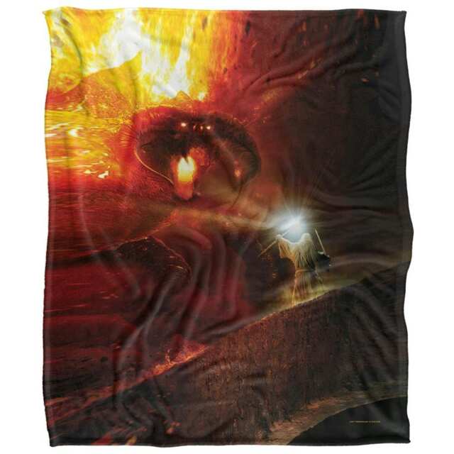 Lord Of The Rings Scene Balrog Blanket - Multicoloured - One Size