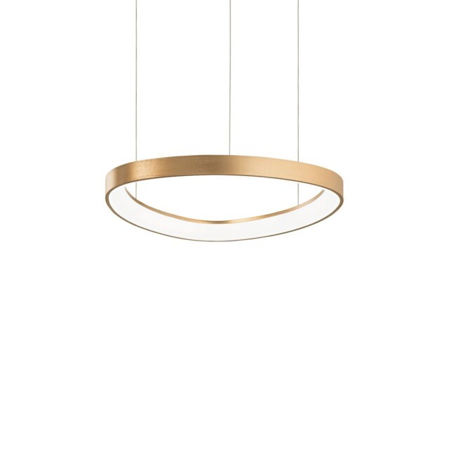 Gemini LED Decorative Integrated Pendant Light Brass, 3000K