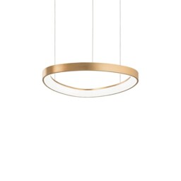 Gemini LED Decorative Integrated Pendant Light Brass, 3000K