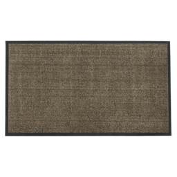 JVL Brown Black Heavy Duty Barrier Door Floor Mat, 80x140 cm
