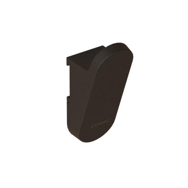 COSMIC Towel hook, Coat hook, 2 Pcs Matt black, Compatible with ALIFE Collection