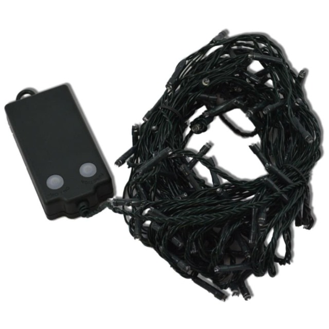 600 LED 60m Premier Christmas Indoor Outdoor Multi Function Battery Operated String Lights with Timer in Multicoloured