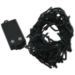 600 LED 60m Premier Christmas Indoor Outdoor Multi Function Battery Operated String Lights with Timer in Multicoloured